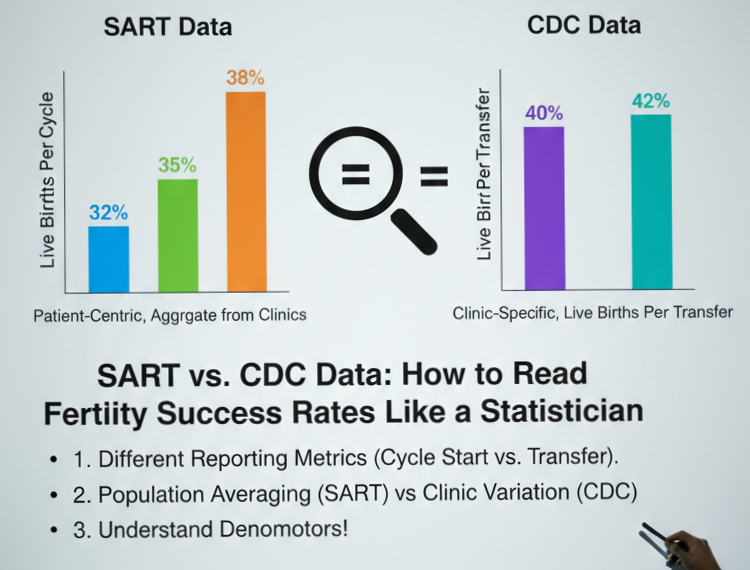 SART Vs. CDC Data: How To Read Fertility Success Rates Like A Statistician